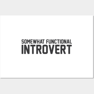 Functional Introvert Posters and Art